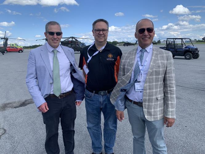 “Three on the tarmac”